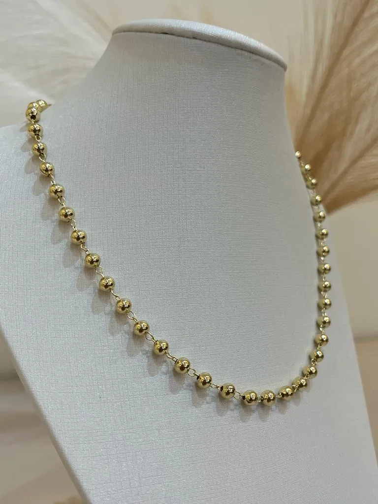 CHOKER BOLINHAS