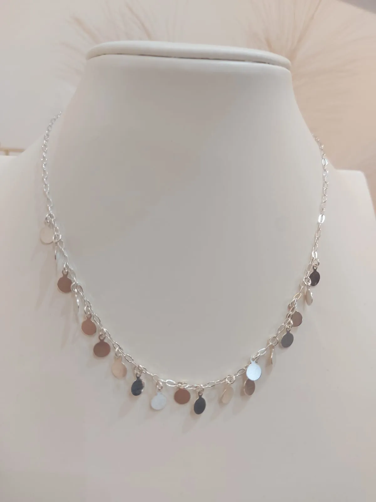 CHOKER PRATA MEDALHAS