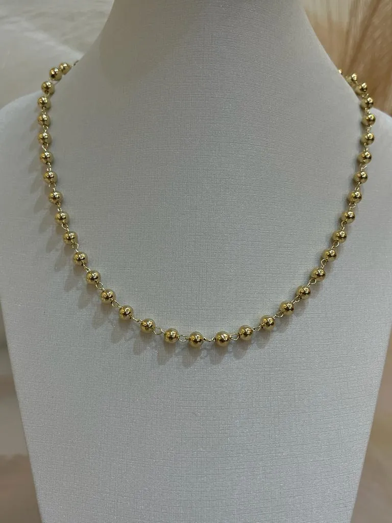 CHOKER BOLINHAS