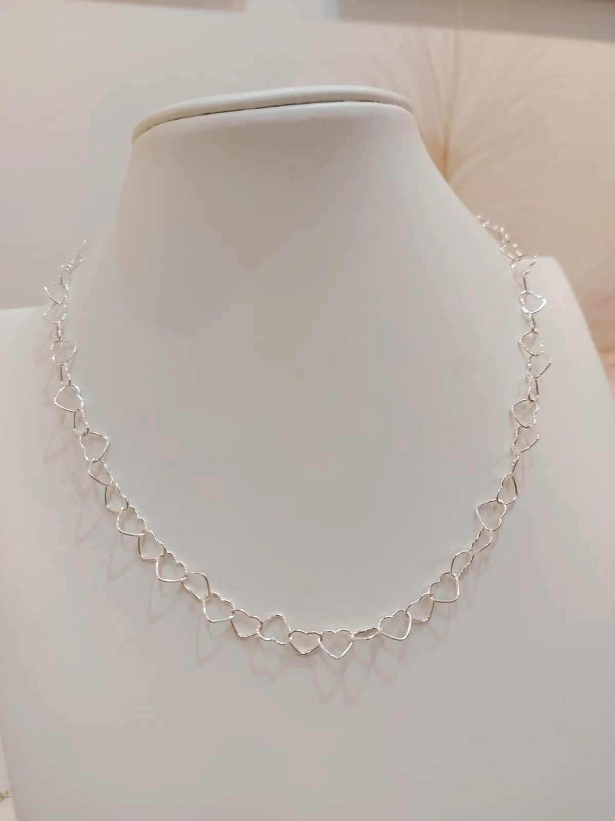 CHOKER ELO CORAÇÃO 40CM G