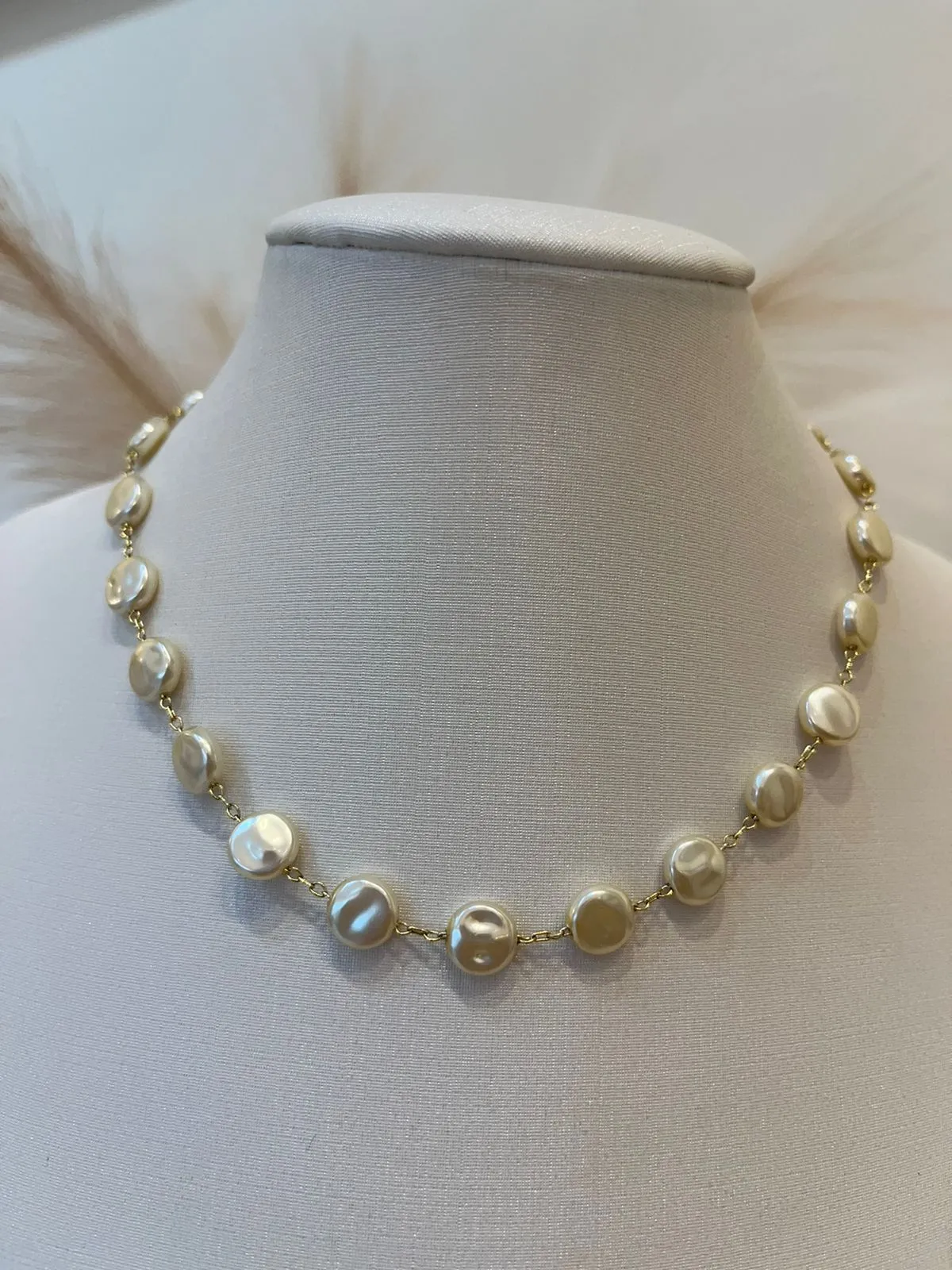 CHOKER PÉROLAS MOEDAS