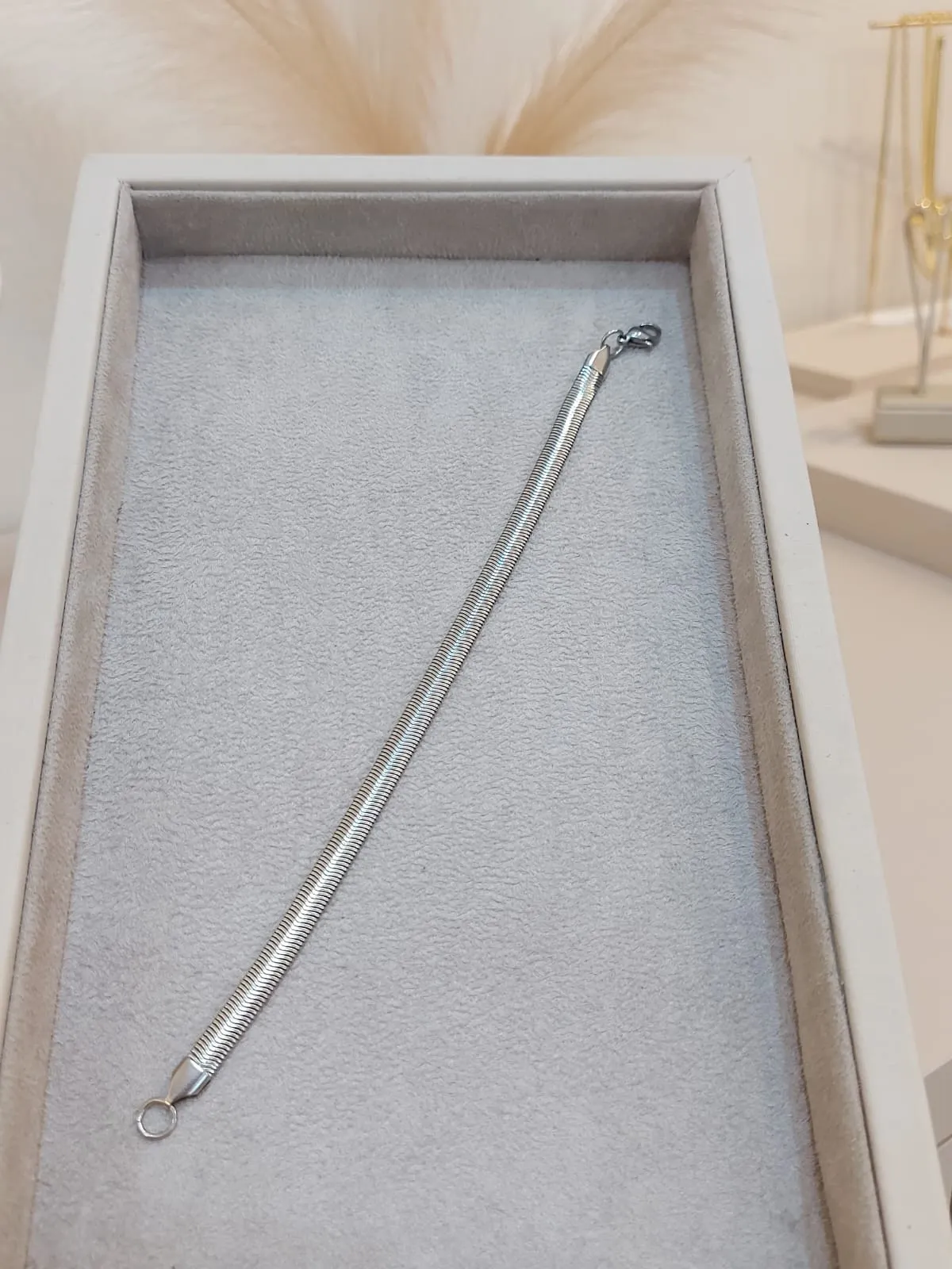 PULSEIRA AÇO MALHA GROSSA