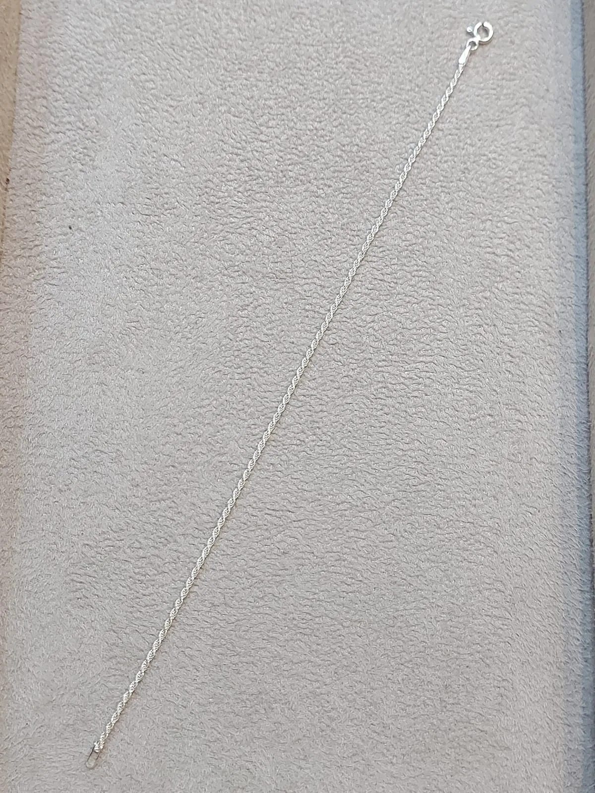 PULSEIRA PRATA CORDÃO BAIANO FINA