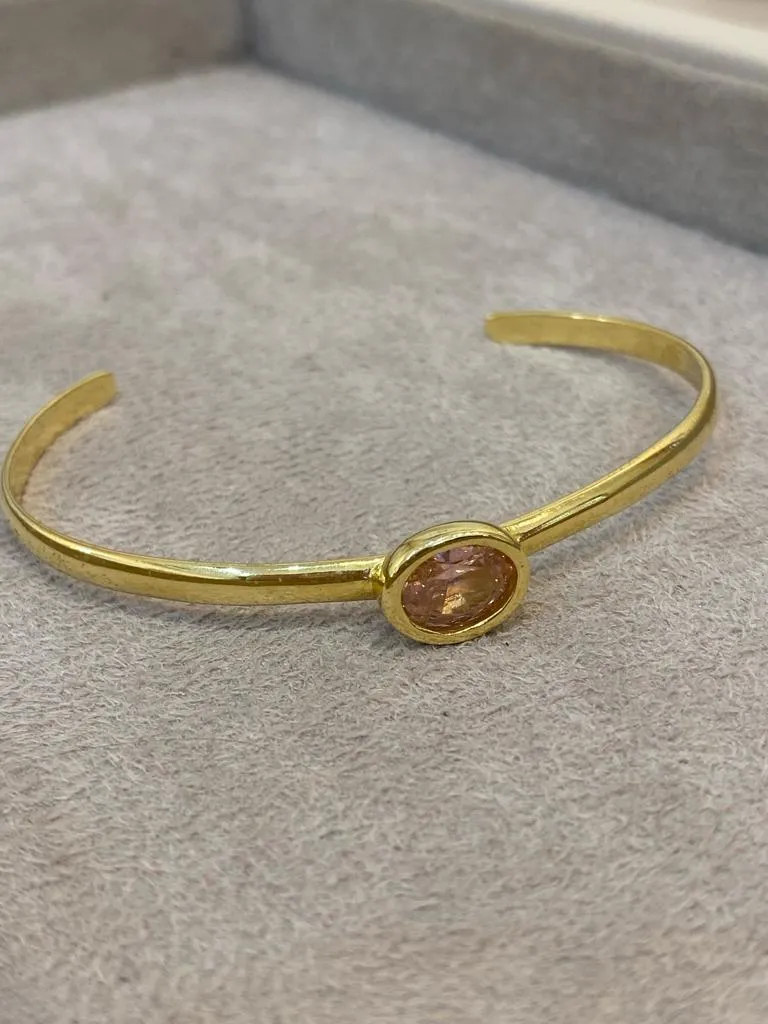 BRACELETE UMA ZIRCONIA ROSA
