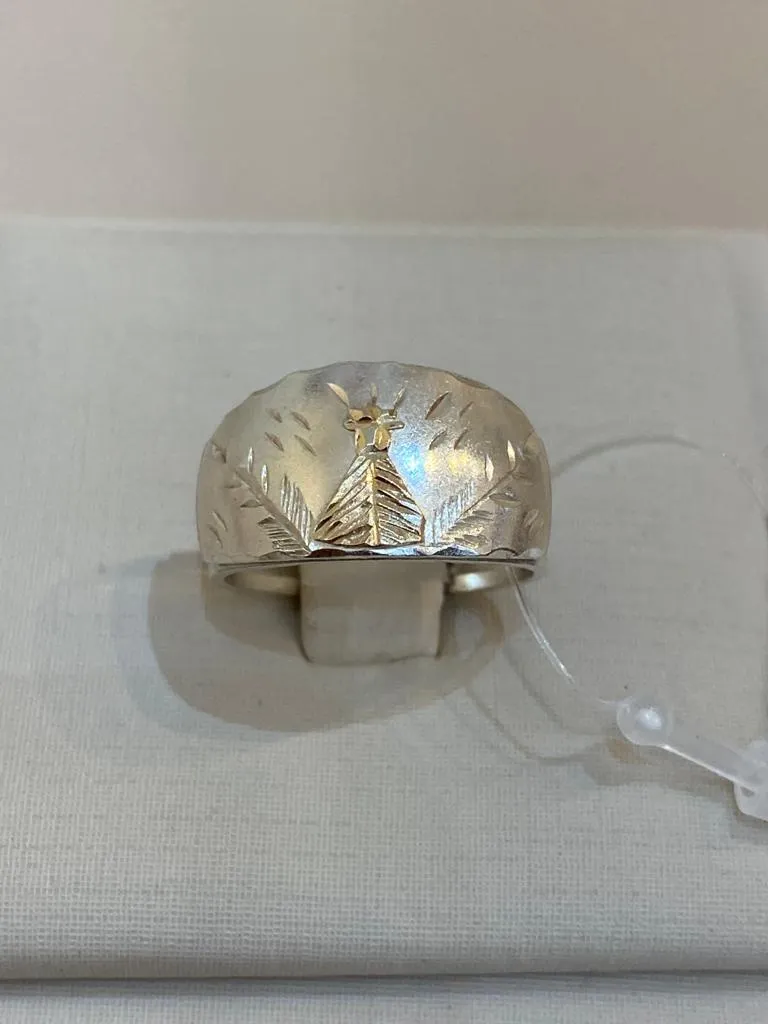 ANEL NOSSA SENHORA OURO 12K