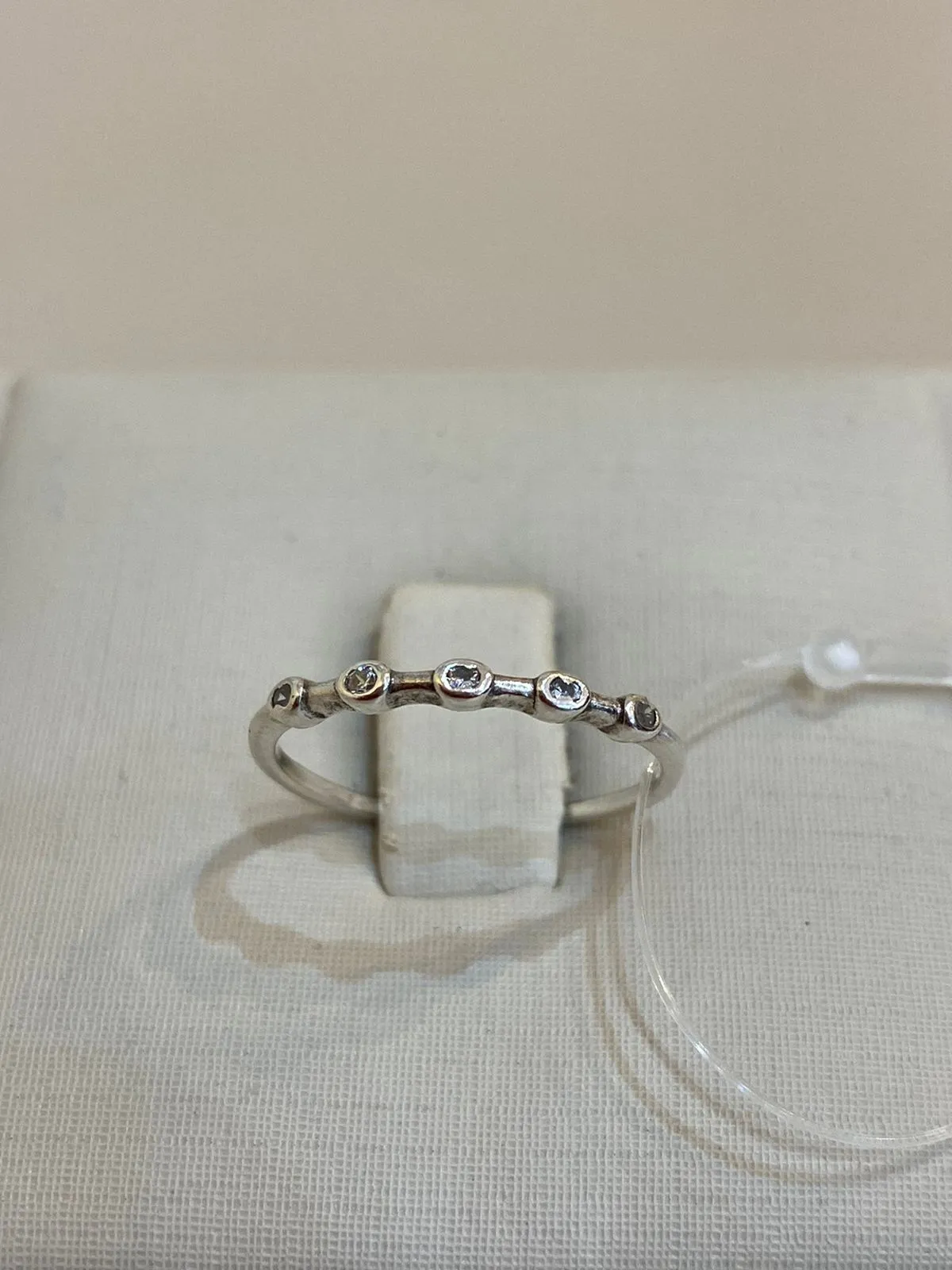 ANEL PRATA ZIRCONIA OVAL