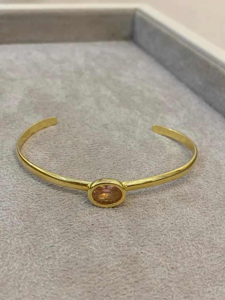 BRACELETE UMA ZIRCONIA ROSA