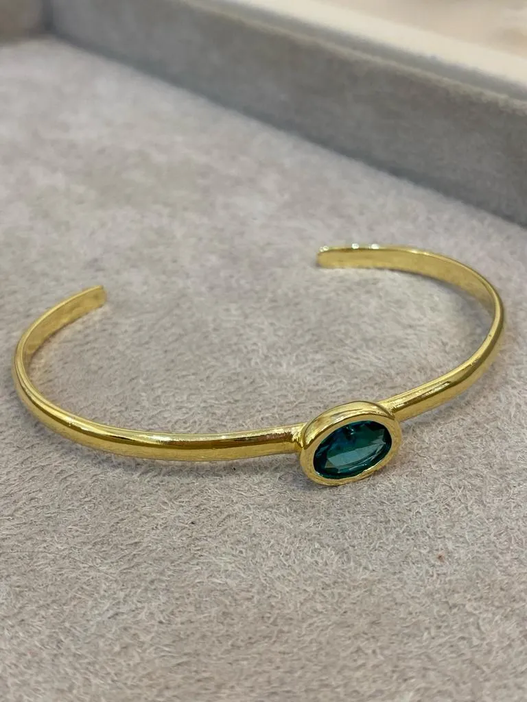 BRACELETE UMA ZIRCONIA VERDE