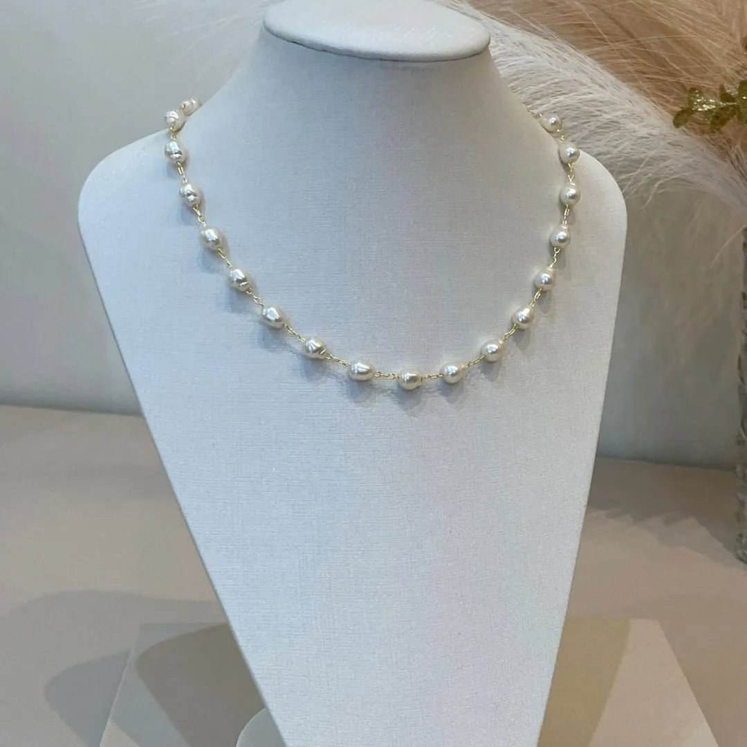 CHOKER PÉROLA BARROCA