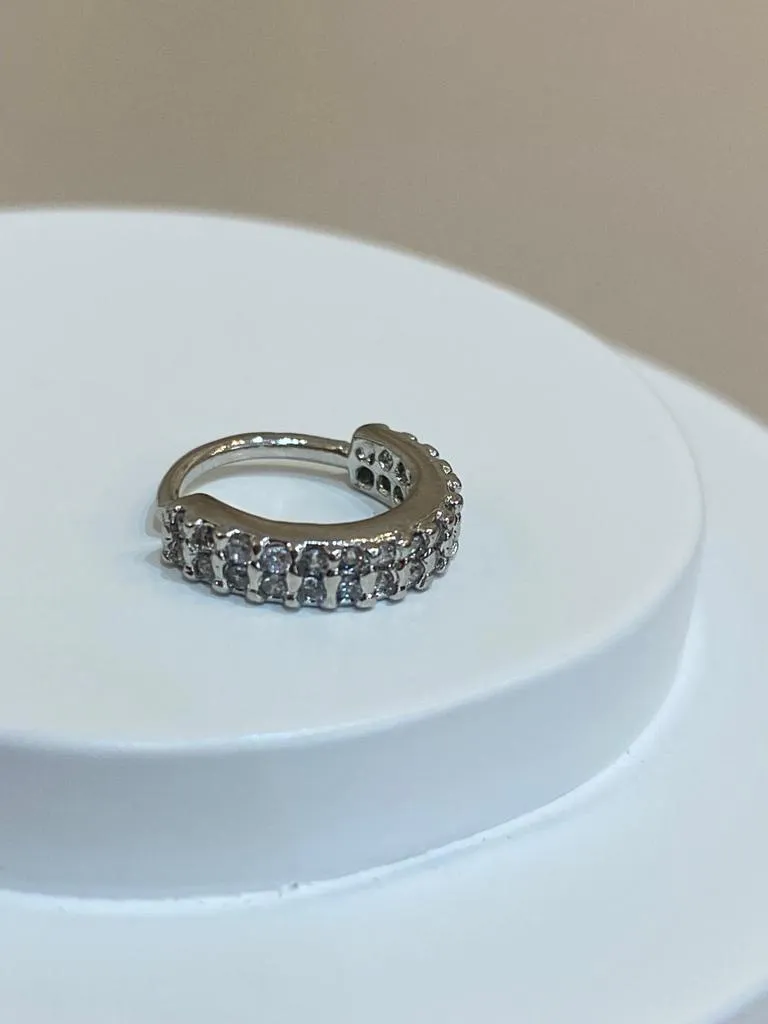 PIERCING ARGOLA ZIRCONIA CRAVEJADO