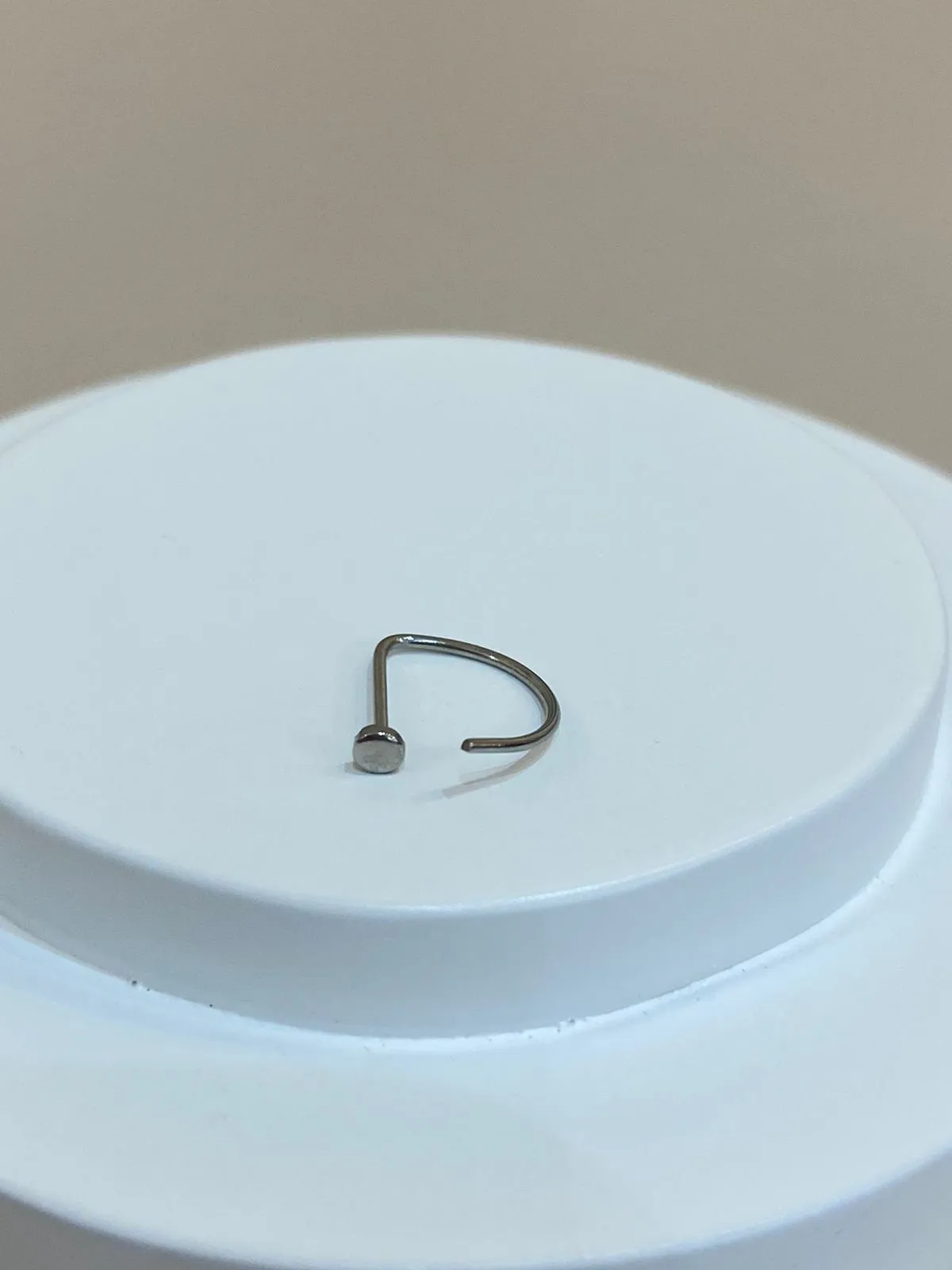 PIERCING NARIZ D-RING AÇO