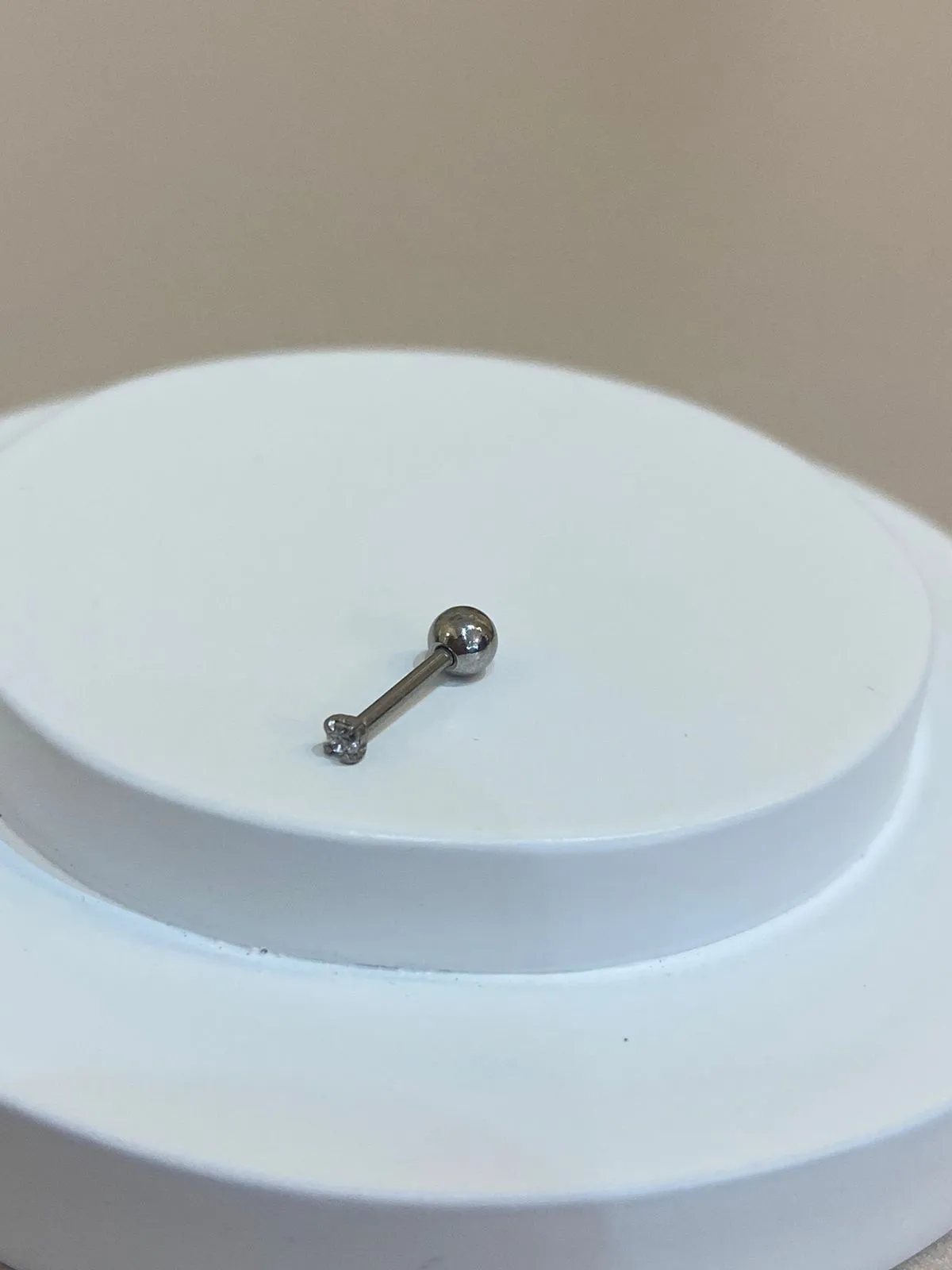 PIERCING PONTO DE LUZ HASTE 6MM