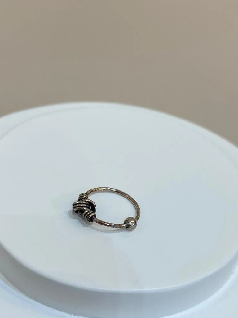 PIERCING PRATA INDIANO NÓ