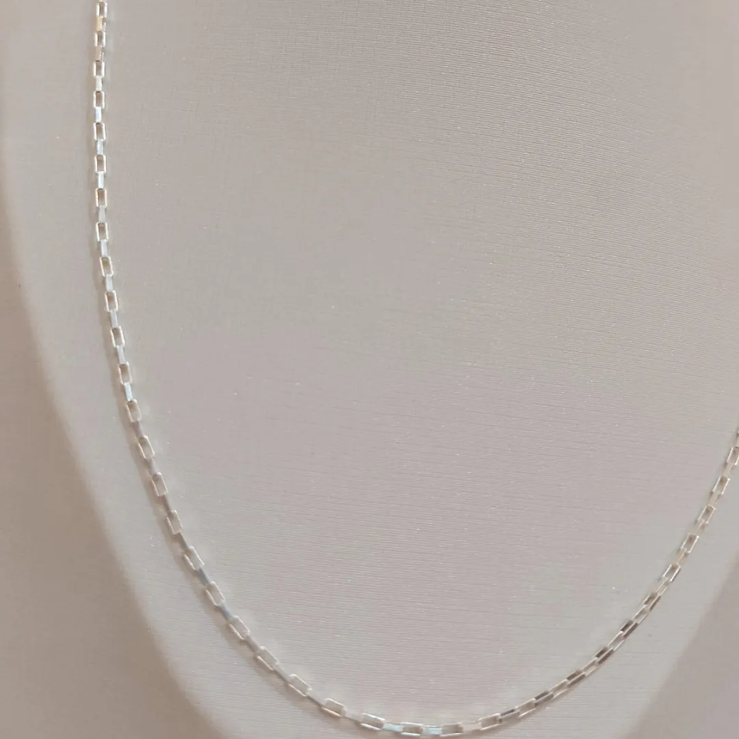 CORRENTE PRATA CARTIER FINA 70CM
