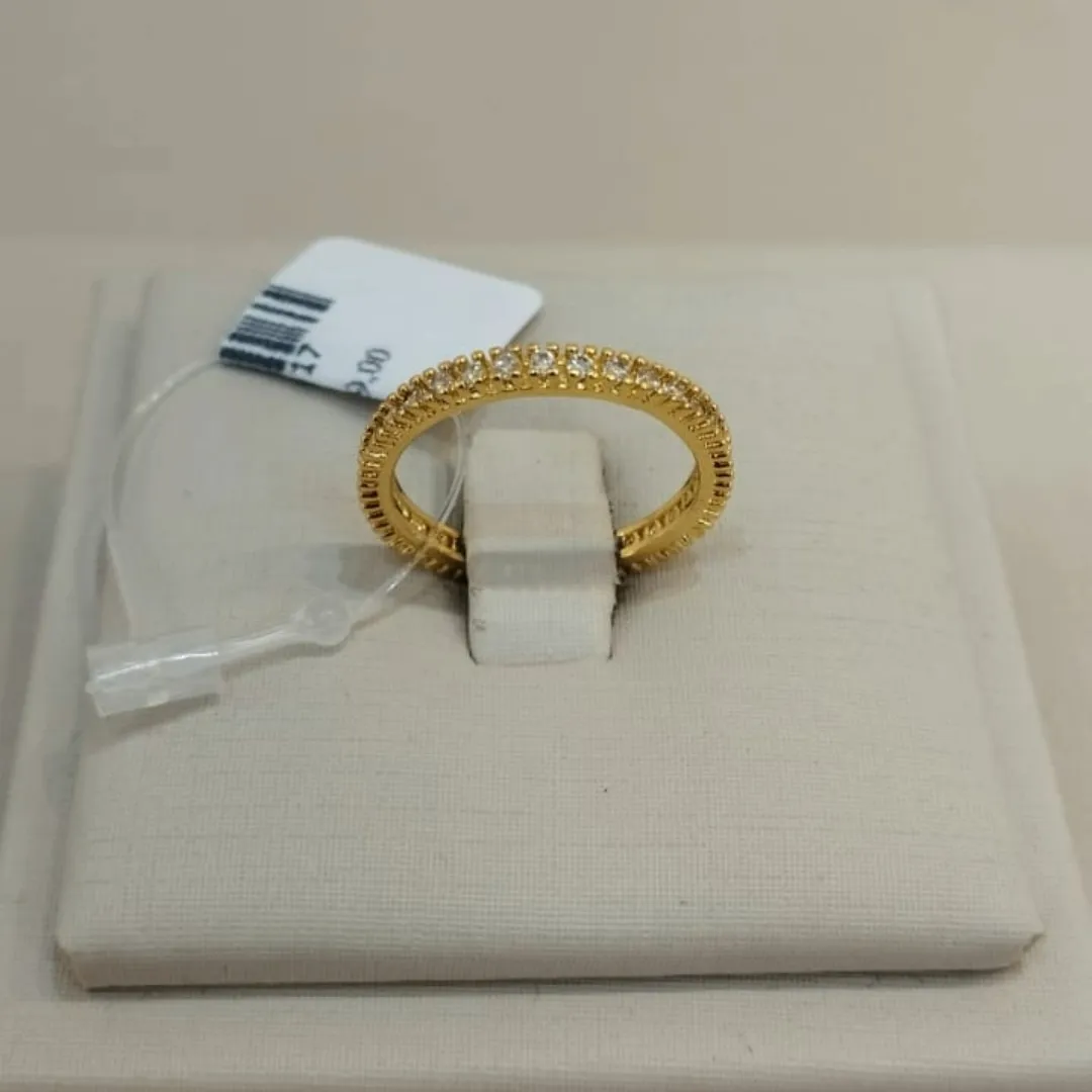ANEL APARADOR ZIRCONIAS INTEIRIÇO