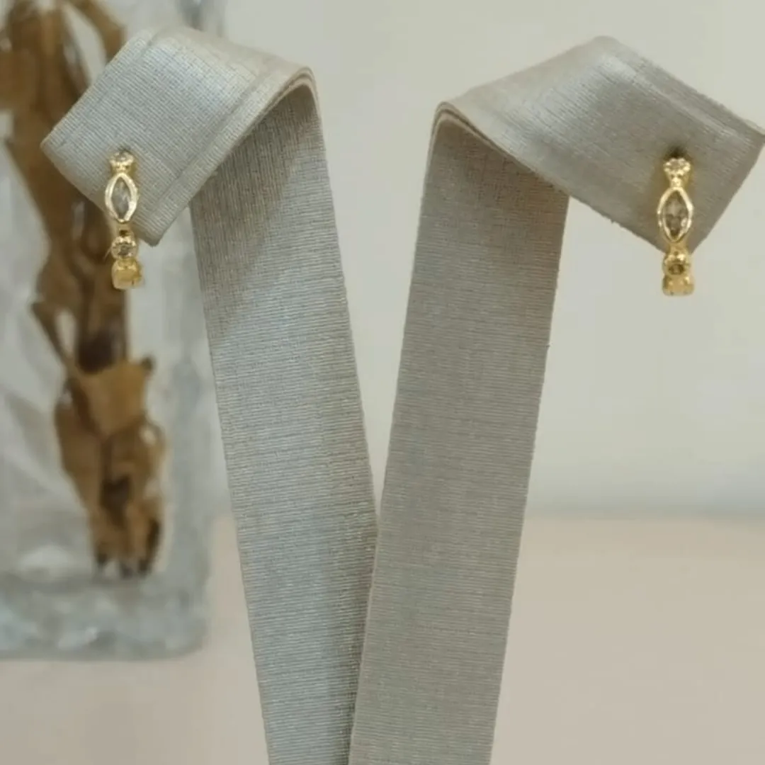 ARGOLA GOTA E ZIRCÔNIAS P