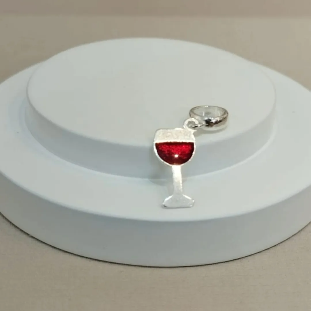 BERLOQUE PRATA TAÇA DE VINHO RESINADO