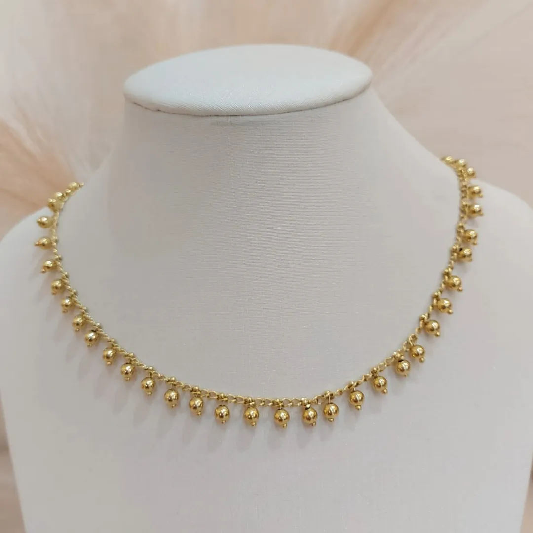 CHOKER BOLINHAS