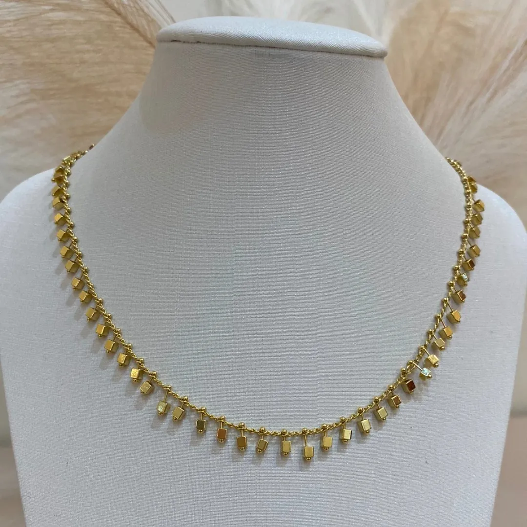 CHOKER CANUTILHOS QUADRADOS