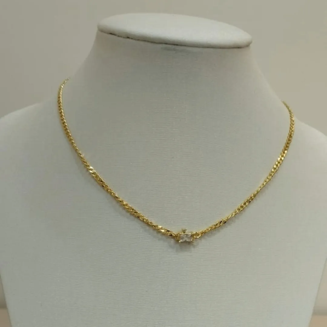 CHOKER GRUMET CRISTAL TROPICAL