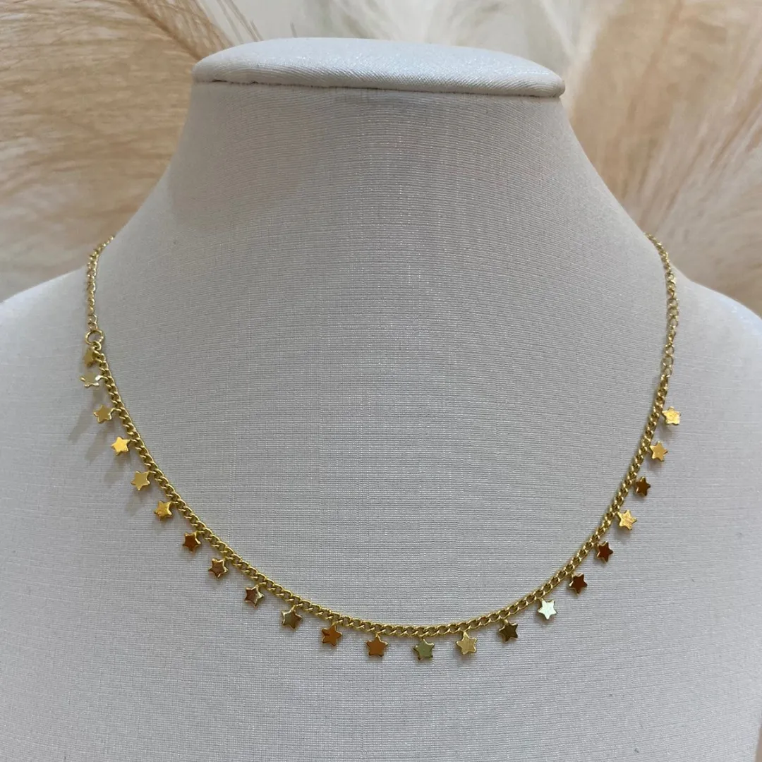 CHOKER INFANTIL ESTRELINHAS