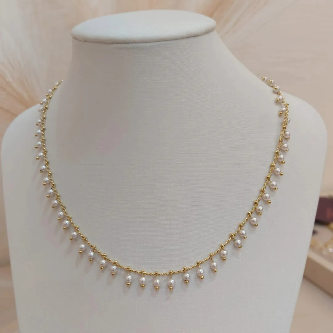 CHOKER PÉROLAS