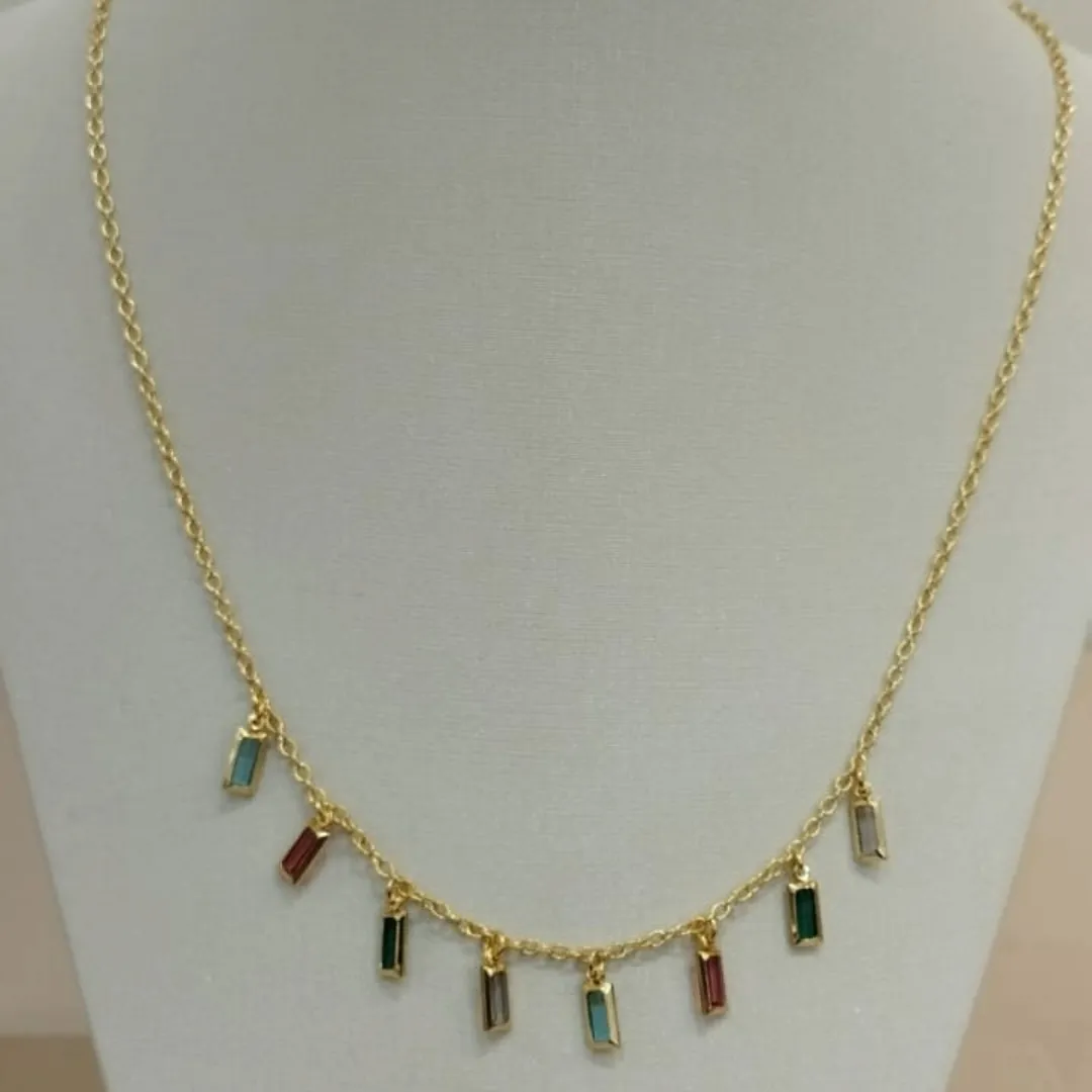 CHOKER RETÂNGULOS DE ZIRCONIAS