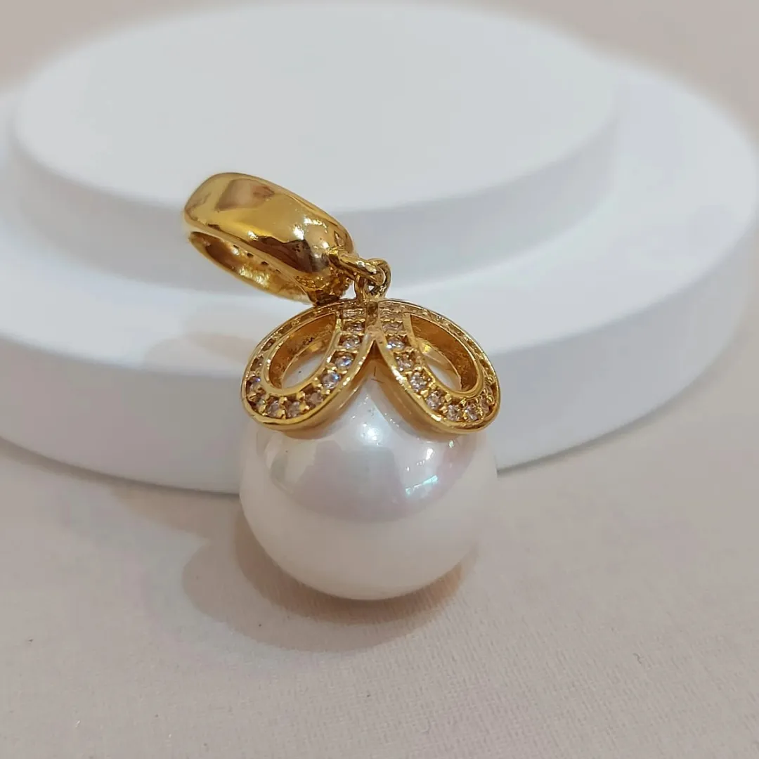 PINGENTE PÉROLA E ZIRCÔNIA