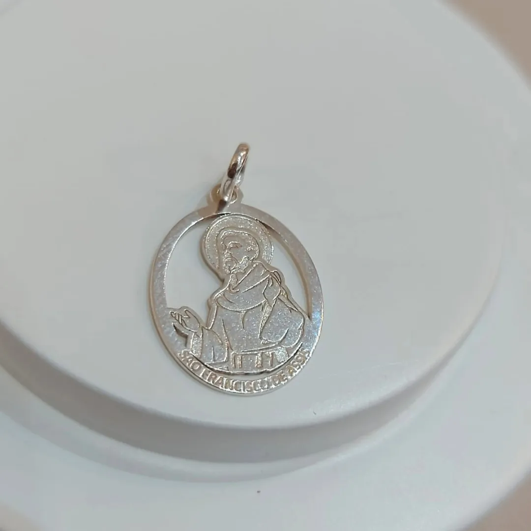 PINGENTE PRATA SÃO FRANCISCO