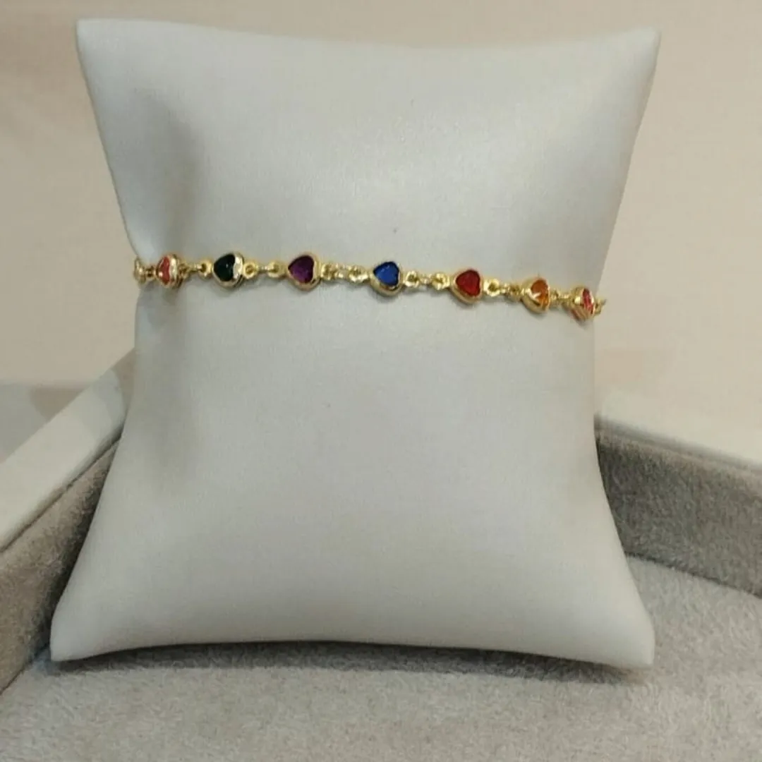 PULSEIRA CORAÇÕES COLORS