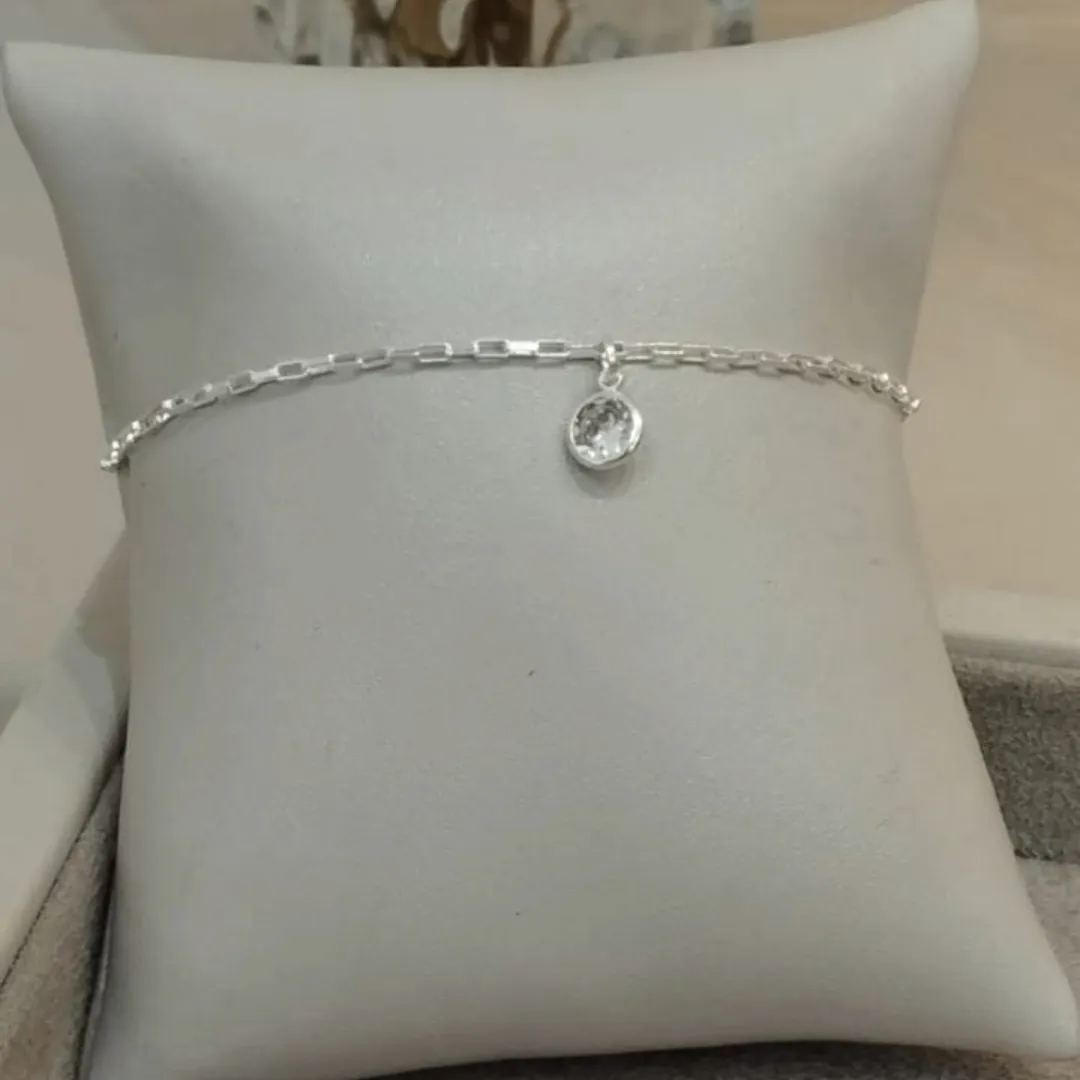 PULSEIRA PRATA CARTIER E ZIRCÔNIA