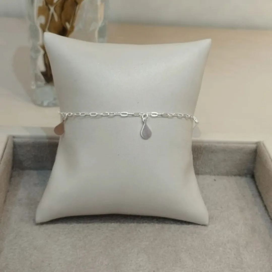PULSEIRA PRATA GOTAS