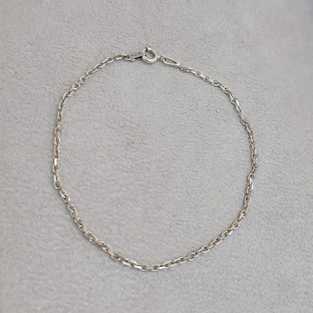 PULSEIRA PRATA MASCULINA FINA