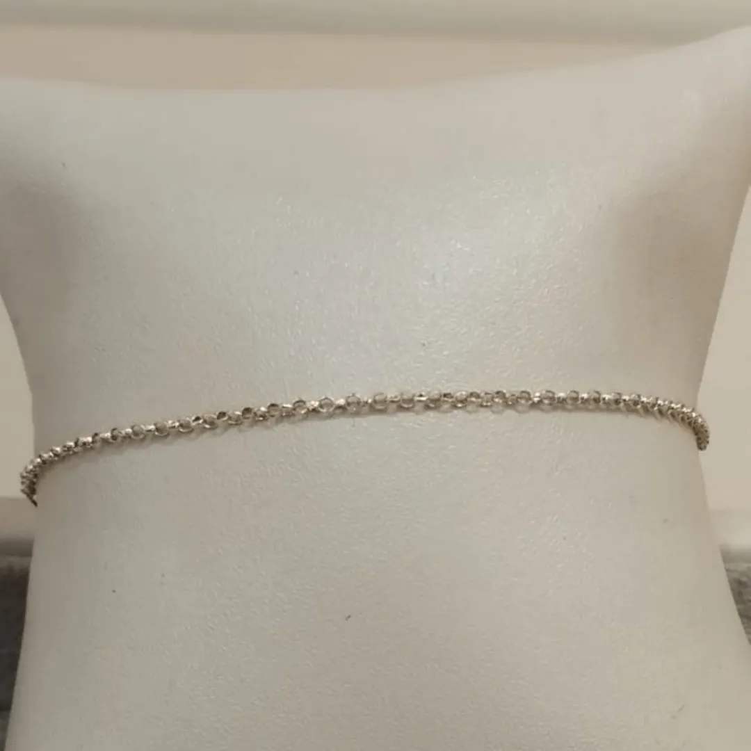 PULSEIRA PRATA MASCULINA FINA