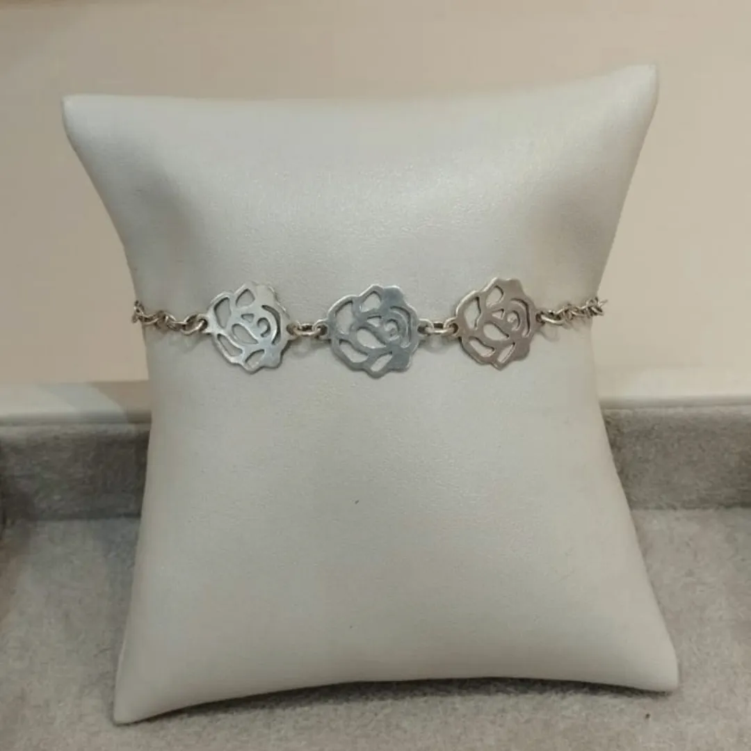 PULSEIRA PRATA ROSAS