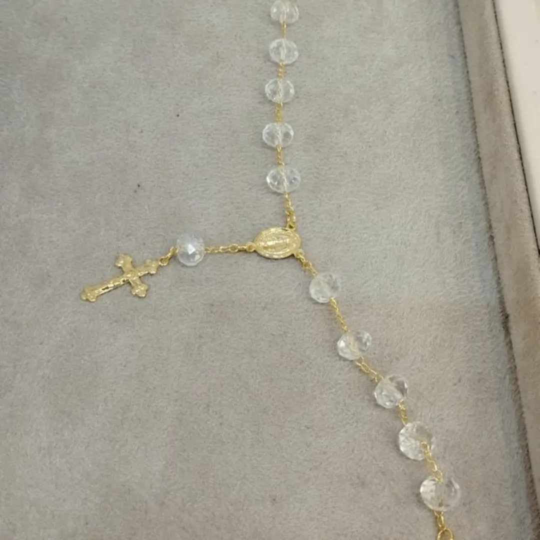 PULSEIRA TERÇO CRISTAL