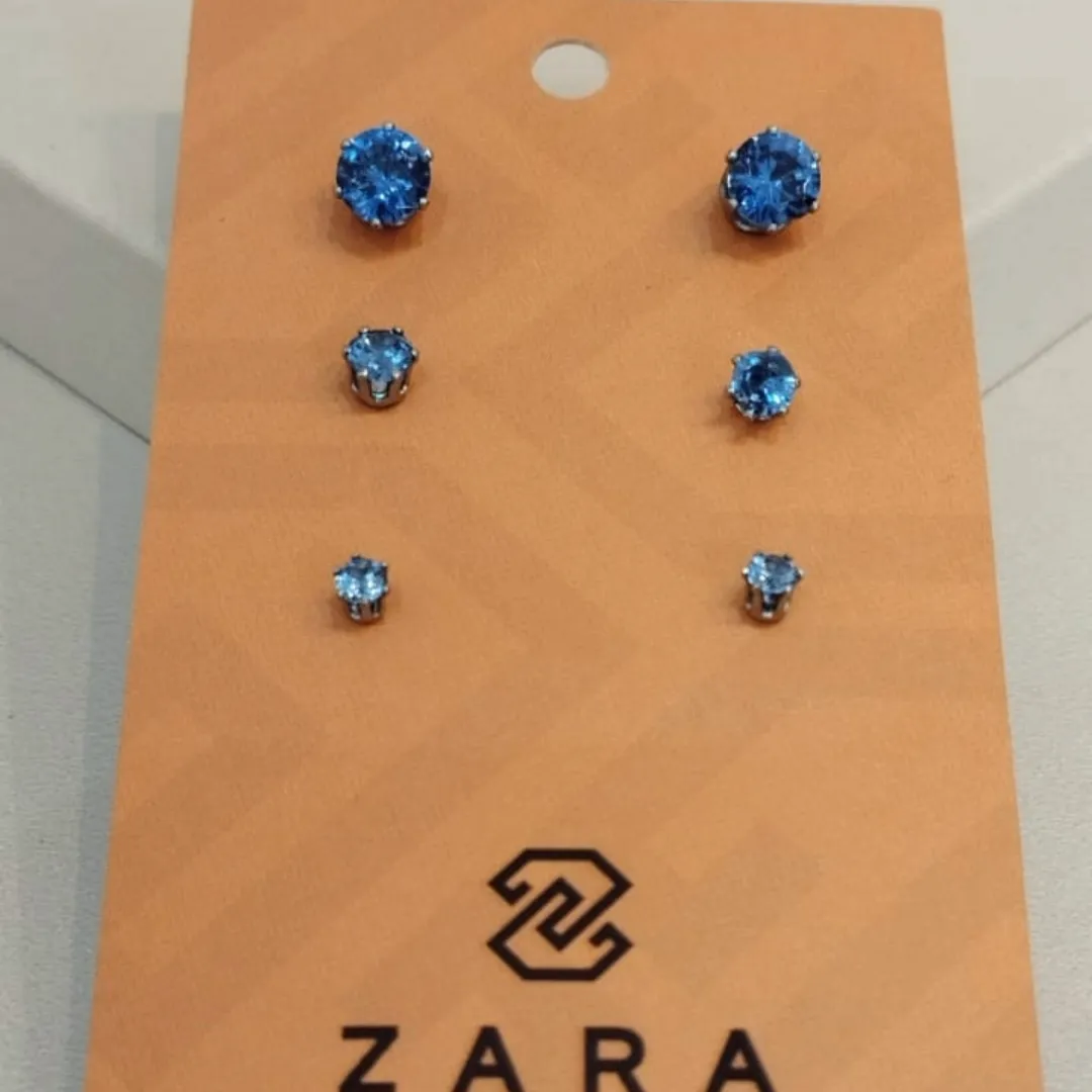 TRIO AÇO ZIRCÔNIA AZUL