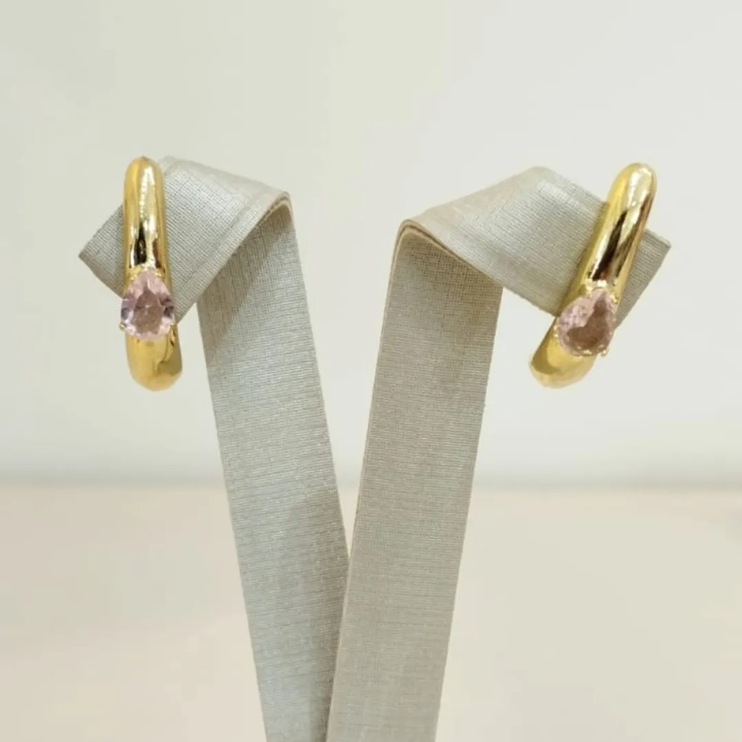 BRINCO EARHOOK ROSÊ