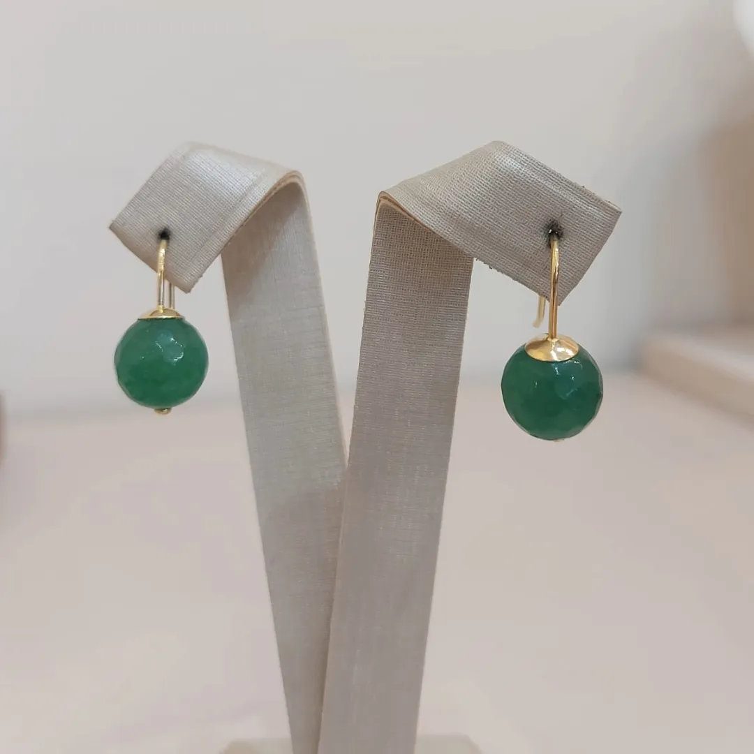 BRINCO GANCHO VERDE P
