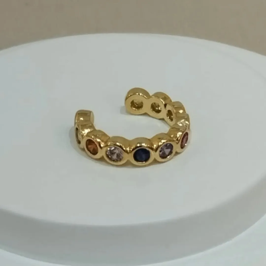 PIERCING FAKE ZIRCONIAS COLORS BOLINHAS