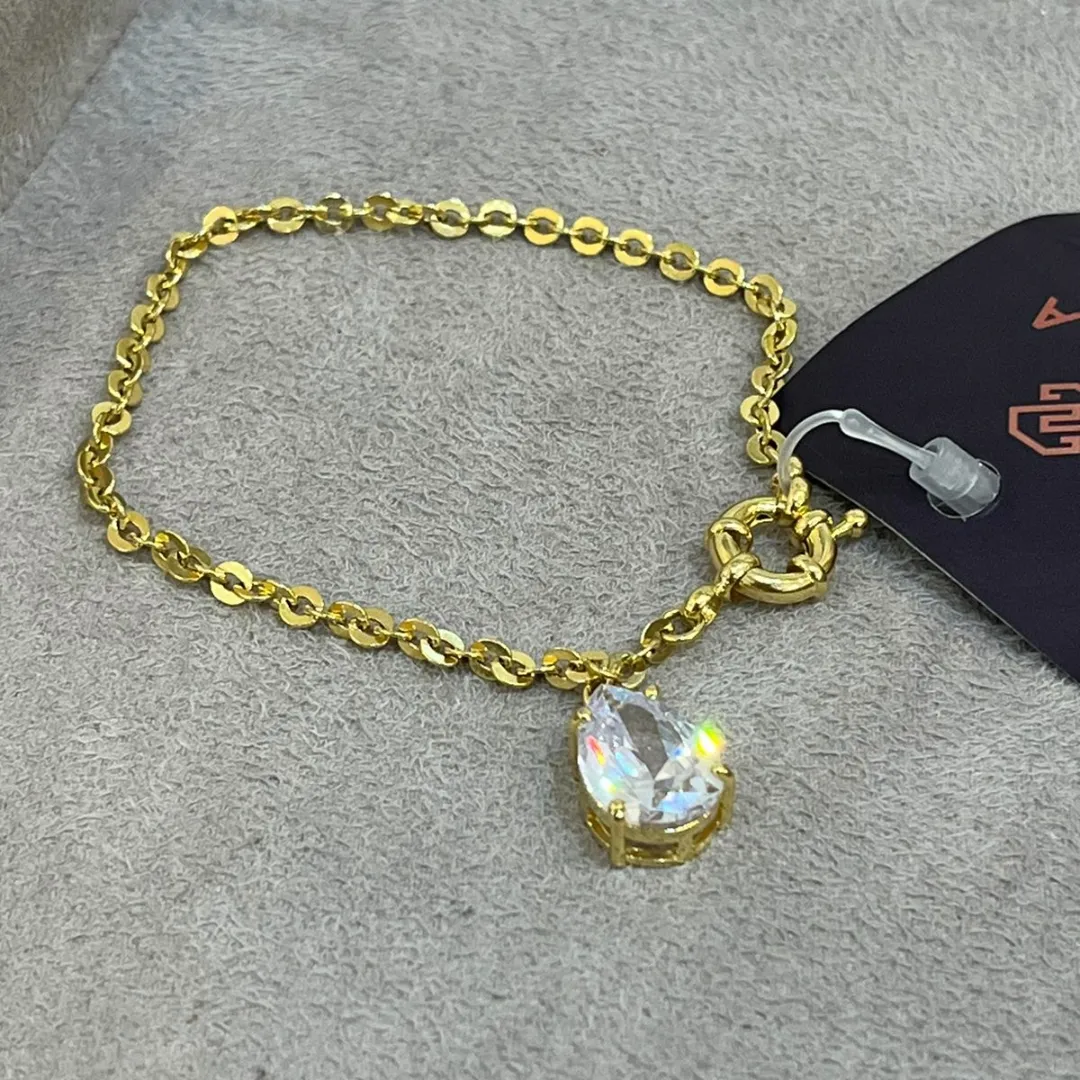 PULSEIRA CARTIER OVAL E GOTA DE ZIRCÔNIA