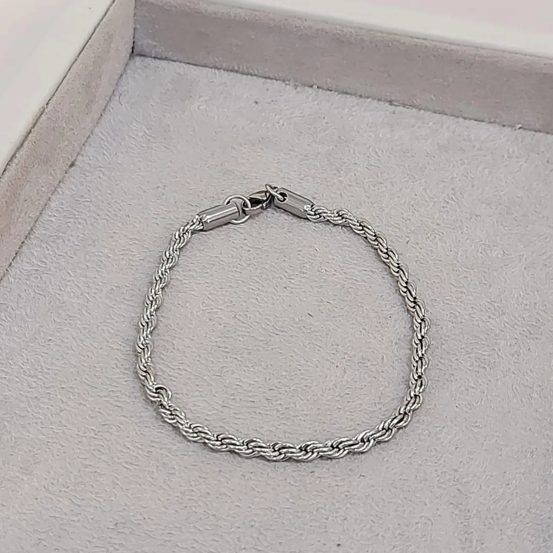 PULSEIRA CORDÃO BAIANO AÇO GROSSA