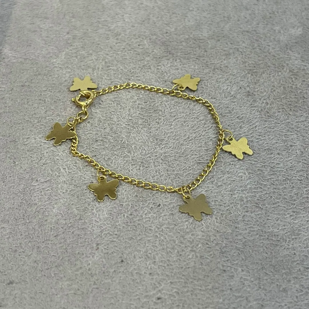 PULSEIRA INFANTIL BORBOLETAS