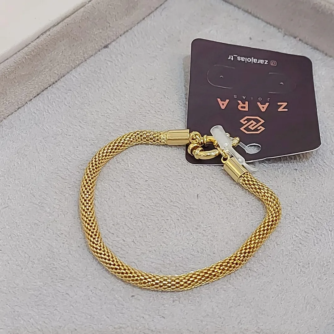 PULSEIRA MALHA COM FECHO BÓIA