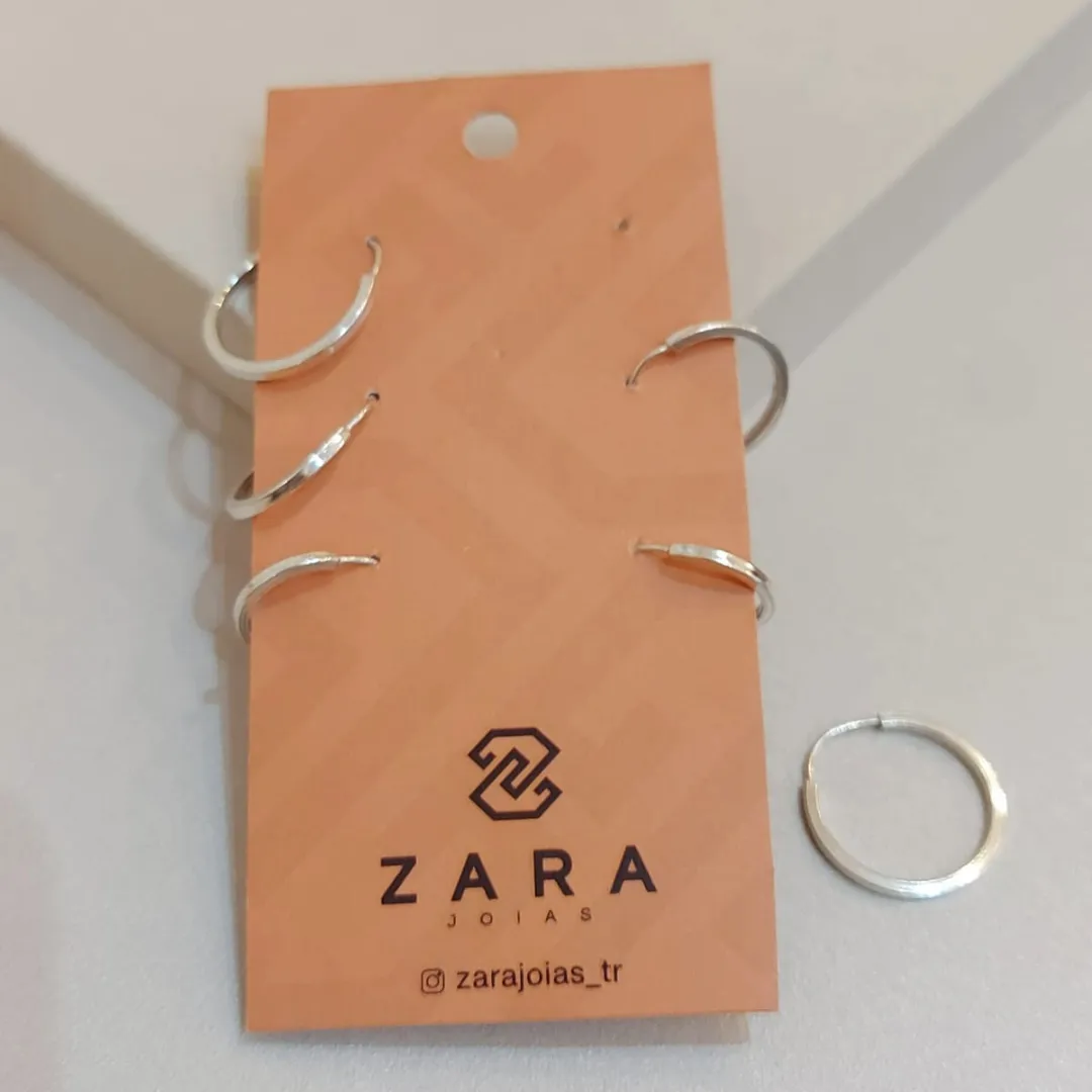 TRIO PRATA ARGOLAS
