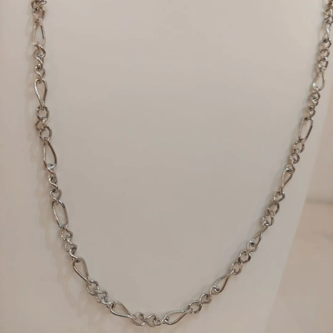 CORRENTE AÇO MASCULINA 3EM1 ALTERNADA 70CM