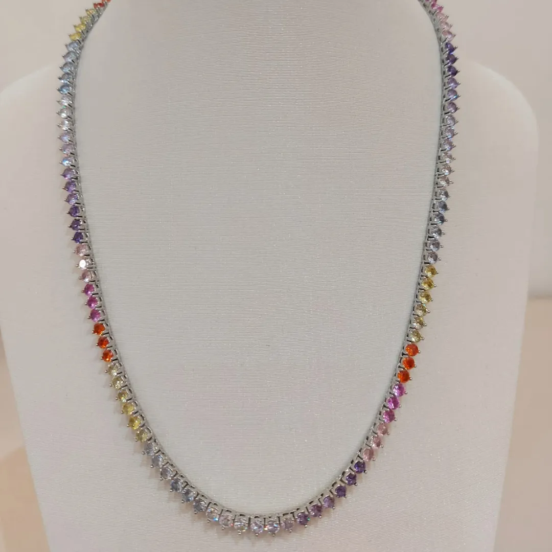 COLAR RIVIERA 3 PONTOS RAINBOW
