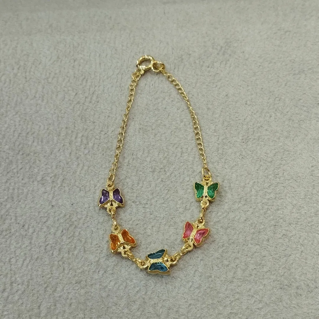 PULSEIRA BORBOLETAS COLORIDAS