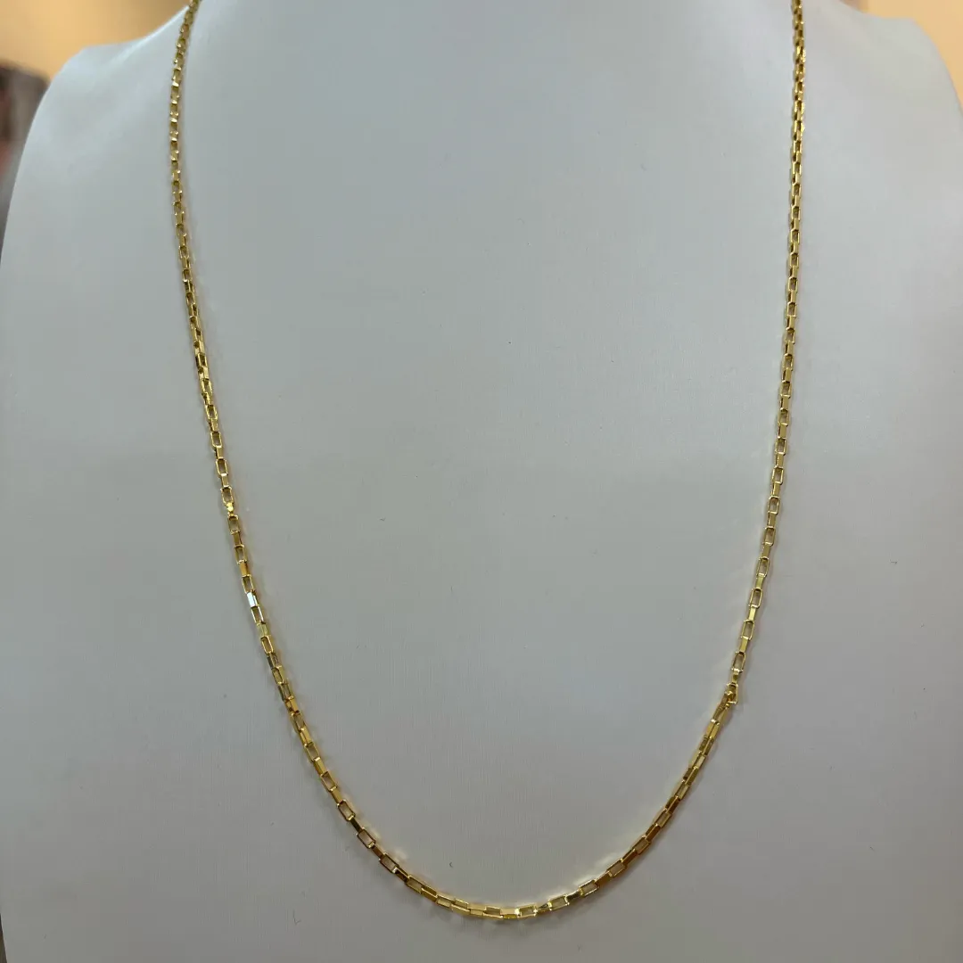 CORRENTE VENEZIANA MASCULINA 1MM 70CM