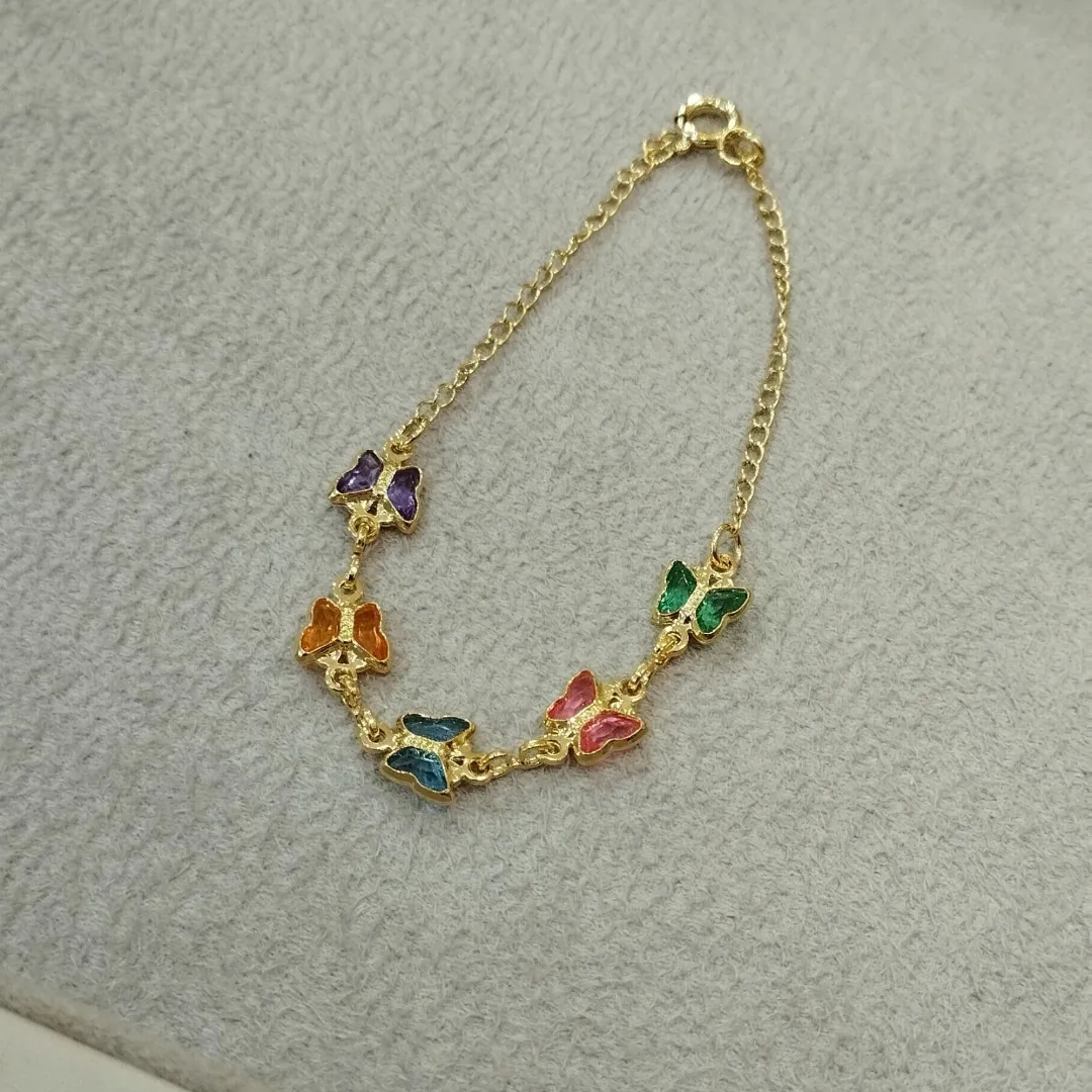 PULSEIRA BORBOLETAS COLORIDAS